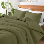 LINO ΣΕΝΤΟΝΙ BASICO KHAKI 160X200+30
